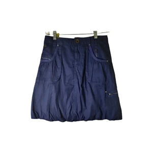 𝅺Patrick Robinson for Target Cargo Bubble Hem Skirt Navy‎ Blue Size 1 Juniors